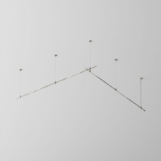 Основание двухуровневое на тросовых подвесах Hang для трековых светильников Maytoni Technical Flarity TFC-Flar-H06-PT