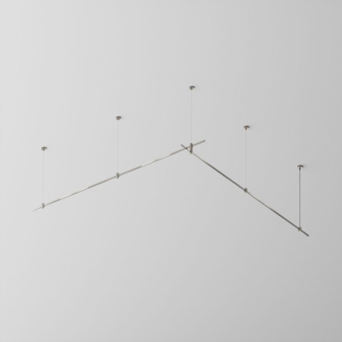 Основание двухуровневое на тросовых подвесах Hang для трековых светильников Maytoni Technical Flarity TFC-Flar-H06-PT