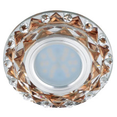 Встраиваемый светильник Fametto Luciole DLS-L130 GU5.3 Chrome/Brown