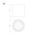 Накладной светильник Arlight SP-SALT-R75-8W Warm3000 (BK, 40 deg, 230V) 039379