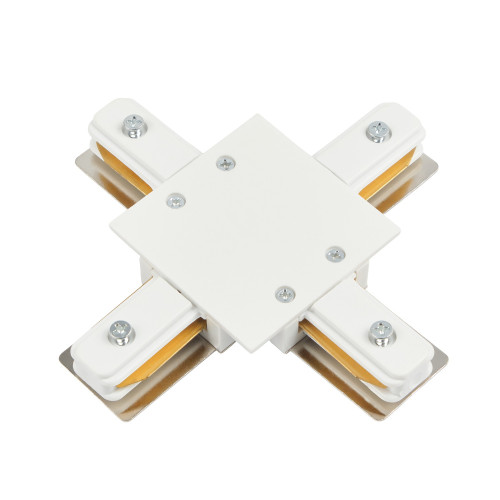 Х-образный коннектор для однофазного шинопровода Myfar Accessories for Single MT0102-CX-W Х-образный коннектор для однофазного шинопровода Myfar Accessories for Single MT0102-CX-W