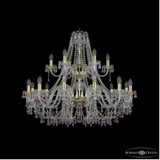 Подвесная люстра Bohemia Ivele Crystal 1410/12+6/360/2d G V7010