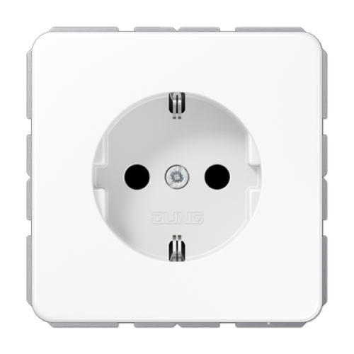 Розетка штепсельная Schuko Jung CD1520NWW