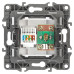 Розетка комбинированная RJ45+TV Эра 12-3110-02 Б0027442