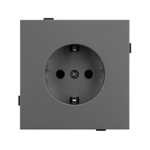 Механизм электрической розетки Arlight SCT-TENDO-MEU1-SFPL-GR (230V, 16A) 054640