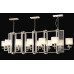 Подвесная люстра Crystal Lux NICOLAS SP12 L1600 GOLD/WHITE