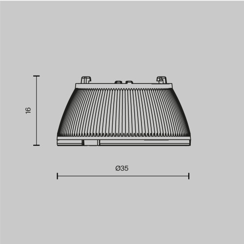 Линза для светильников 10Вт 24° Maytoni Dip Lens002D35-10W