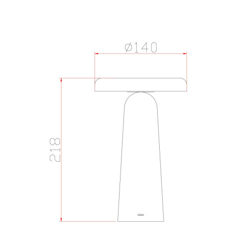 Настольная аккумуляторная лампа Freya Mushroom FR6109TL-L4B
