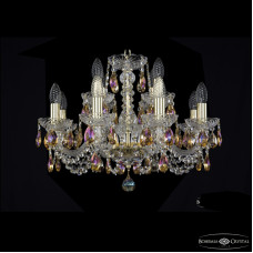 Подвесная люстра Bohemia Ivele Crystal 1402/8+4/195 G K777