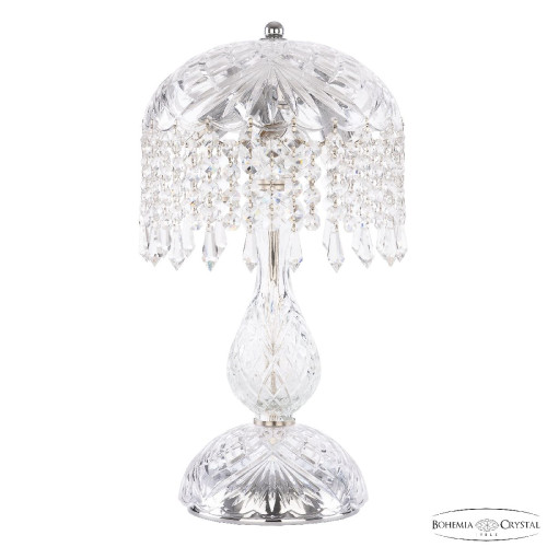 Настольная лампа Bohemia Ivele Crystal 14781L1/22 Ni Drops Настольная лампа Bohemia Ivele Crystal 14781L1/22 Ni Drops
