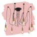 Подвесная люстра Arte Lamp Mazzetto A4290SP-7BK