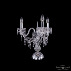 Настольная лампа Bohemia Ivele Crystal 1403L/3/141-39 Ni