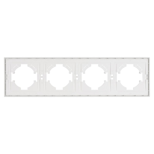 Рамка пластиковая на 4 поста Arlight FRM-TENDO-SFPL-4-WH 054656