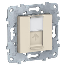 Розетка компьютерная RJ45 Schneider Electric Unica New Cat. 6 UTP NU541544