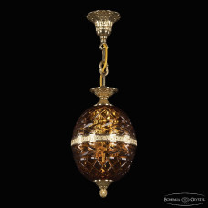 Подвесной светильник Bohemia Ivele Crystal 5680/18 G Amber/M-1F