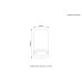 Накладной светильник Crystal Lux CLT 072C WH