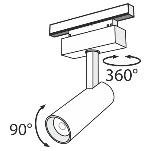 Трековый светильник Maytoni Track lamps TR019-2-10W4K-B
