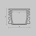Алюминиевый профиль накладной 16x12 Maytoni Led Strip ALM-005-W-2M 631006