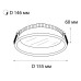 Встраиваемый светильник Italline IT06-6013 white 3000K