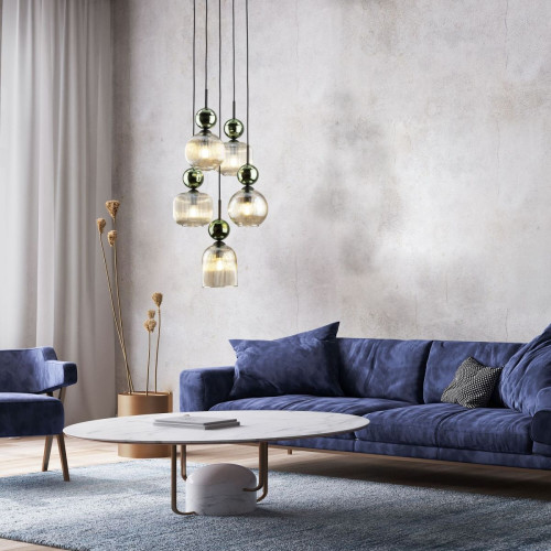 Подвесной светильник TK Lighting 11149 Sophia Green Cognac a071835