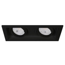 Встраиваемый светильник Arlight MS-VORTEX-BUILT-S170x90-2x12W Warm3000 (BK-BK, 40 deg, 230V) 058437