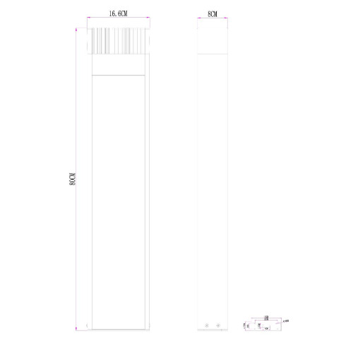 Ландшафтный светильник Arte Lamp Arneb A2148PA-1BR