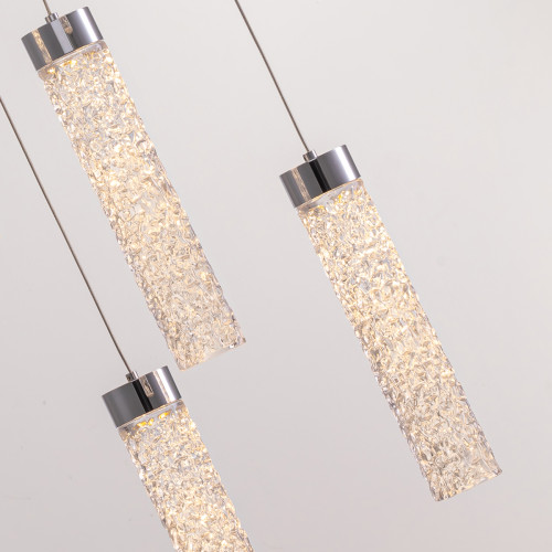 Подвесной светильник Delight Collection MD24030028-5A chrome/clear Подвесной светильник Delight Collection MD24030028-5A chrome/clear