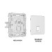 Комплект механизма телефонной розетки RJ-11(4P4C) со шторкой Ambrella Volt Alfa MA512030