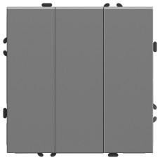 Выключатель трехклавишный Stekker RSW10-5108-10 Эмили 49948