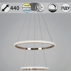 Подвесная люстра Reluce 87090-0.4-02 BK+FG