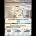 Подвесная люстра Natali Kovaltseva Oreol LED LAMPS 81299