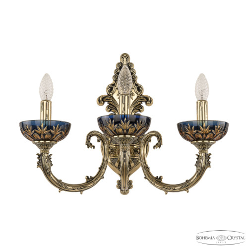 Бра Bohemia Ivele Crystal Florence 7109B15/3/210 GB P Amber-Blue/H-1I