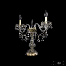 Настольная лампа Bohemia Ivele Crystal 1409L/2/141-39 G