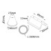 Подвесной комплект для шинопровода Crystal Lux CLT 0.210 CLT 0.210 03 BL
