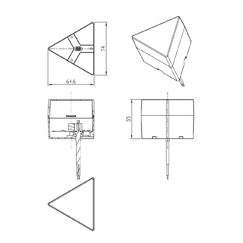 Светодиодный соединительный модуль Эра SML-AC-W-6K-03 Б0050959