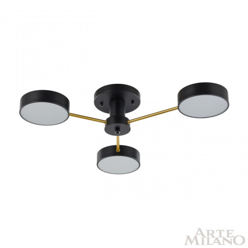 Потолочная люстра Arte Milano Ferrara 252006/3 Bk/Bk