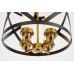Потолочная люстра Lumina Deco Astila LDP 1242-4 BK+MD