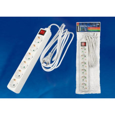 Удлинитель (02939) Uniel 6гн х 3м с/з Standard S-GCD6-3B