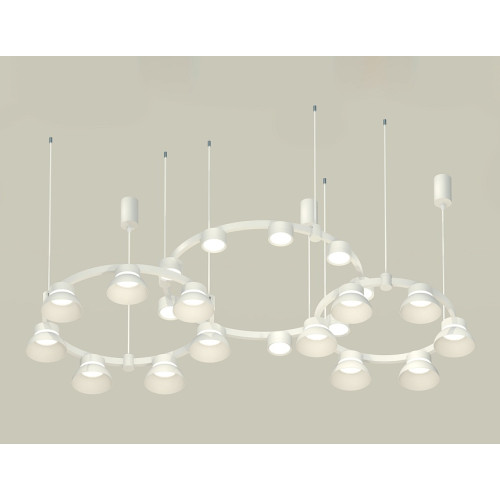 Комплект подвесного светильника Ambrella Light Techno Ring XR92082010 (A9208x3, C9241, C9236, C9231, N8112, N8140)