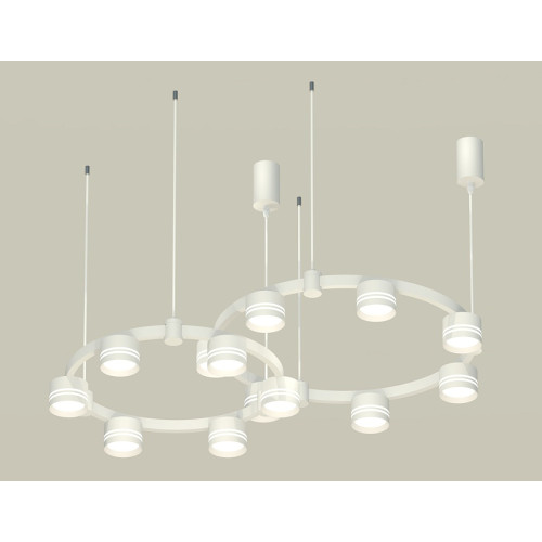 Комплект подвесного светильника Ambrella Light Techno Ring XR92081005 (A9208x2, C9236, C9231, N8477)