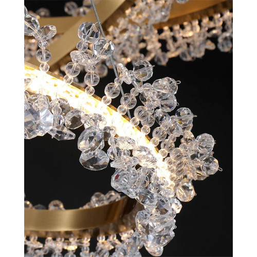 Подвесная люстра Delight Collection OMK8832-80+60+40 gold (D3339)