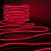 Светодиодный гибкий неон Elektrostandard 220V 9,6W 120Led 2835 IP67 односторонний красный, 50м 4690389136528