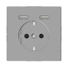 Розетка компьютерная USBx2 Schneider Electric Merten D-Life MTN2366-6036