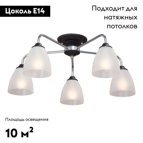 Потолочная люстра Vitaluce V3946-1/5PL