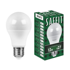 Лампа светодиодная Saffit SBA6012 шар E27 12W 4000K 55008