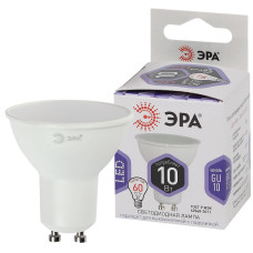 Лампа светодиодная Эра GU10 10W 6000K LED MR16-10W-860-GU10 Б0049074