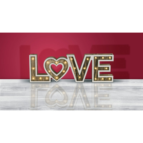 Настольная лампа декоративная Globo Love 29976