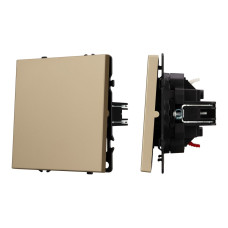 Механизм звонкового выключателя Arlight SWT-NOBE-MKR1-SFPL-GD (230V, 10A) (Золотой песок) 054271(1)