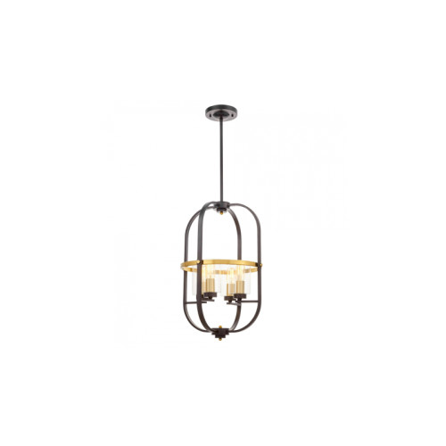 Подвесная люстра Lumina Deco Monterey LDP 1141-4 BK+MD