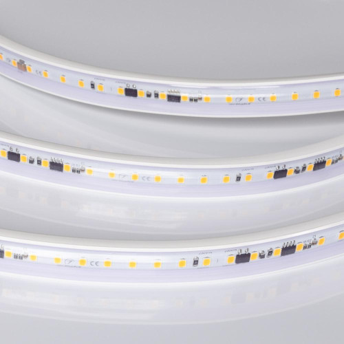 Светодиодная герметичная лента Arlight ARL-PV-A120-15mm 230V Warm2700 (15 W/m, IP65, 30m) 054705